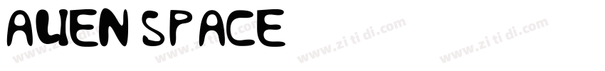 alien space字体转换